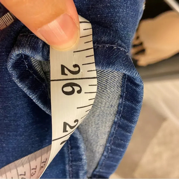 MOTHER The Tomcat Snipped in the Bud Blue Size 25 - Picture 10 of 12
